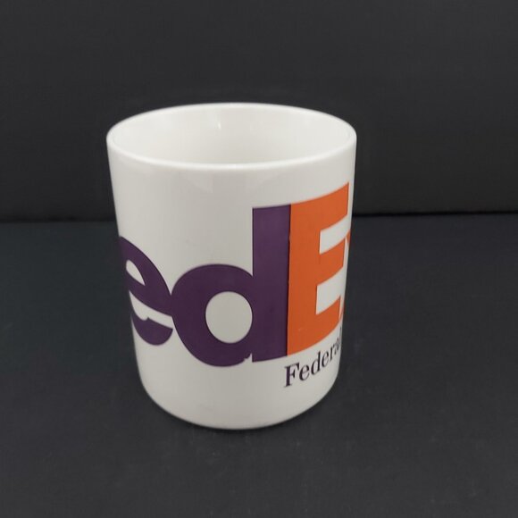 Fedex Mug Coffee Cup Federal Express Logo - Picture 1 of 7